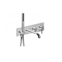 Смеситель для ванны и душа, Fantini, Nostromo, цвет-хром