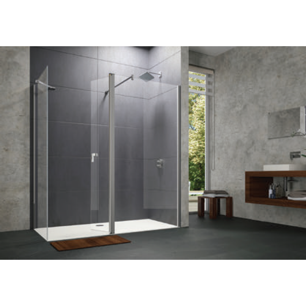 Дверь, Huppe, Design Pure, шв 990*2000, черный, цвет стекла-прозрачный