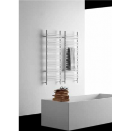 Полотенцесушитель, Antrax, Rabbit E 22, со штекером schuko, шгв 435*99*1052, нижнее слева, цвет-белый матовый