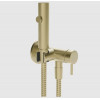 Гигиенический душ, Gessi, Inciso, цвет-латунь брашированная PVD(Brushed Brass PVD)