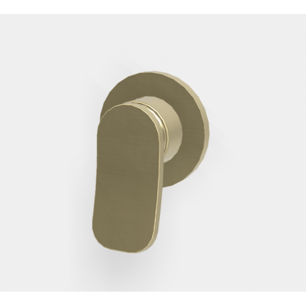 Смеситель для душа, Fima Carlo Frattini, Flo', на 1 потребитель, цвет-шампань брашированная