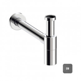 Сифон, Almar, бутылочный, цвет-Gun Metal Brushed PVD (Товар заказной, возврату не подлежит)