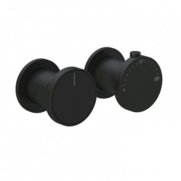 Смеситель для душа, Gessi, Origini, на 3 потребителя, цвет-черный матовый