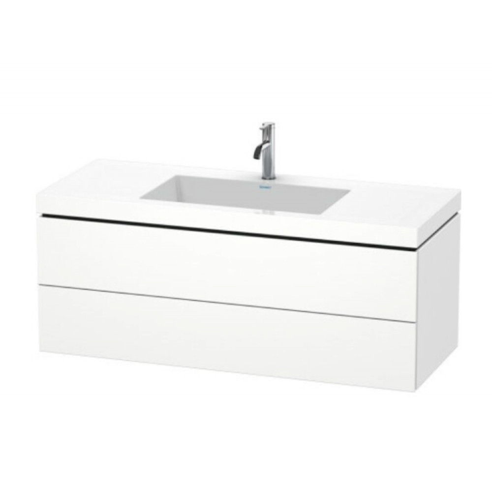 Тумба под раковину, Duravit, L-Cube, шгв 1200*480*500, раковина-в комплекте, цвет-бетонно-серый матовый