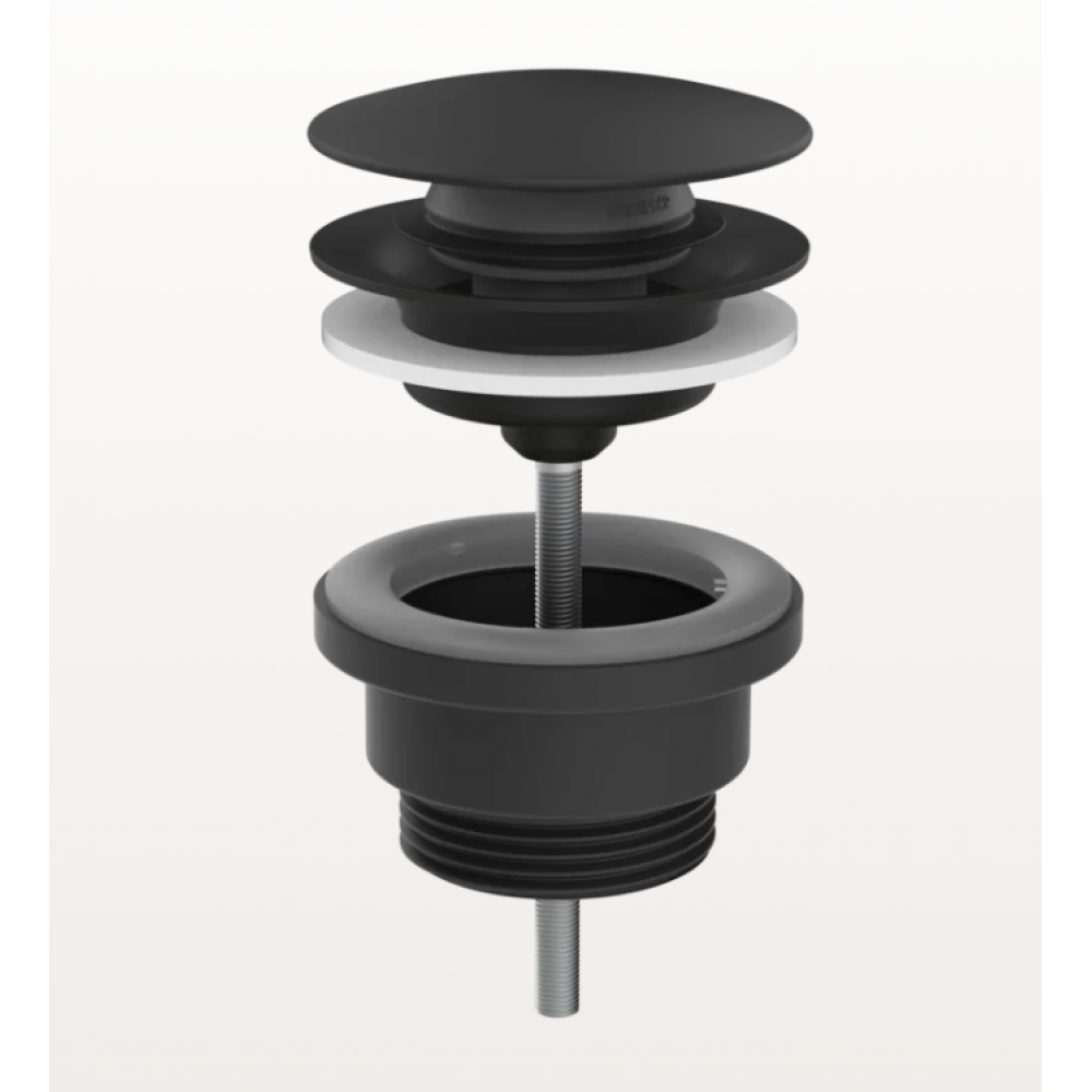 Донный клапан, Gessi, для раковин, 1 1/4", цвет-Black XL