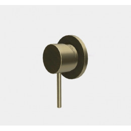 Смеситель для душа, Fima Carlo Frattini, Spillo Up, на 1 потребитель, цвет-шампань брашированная