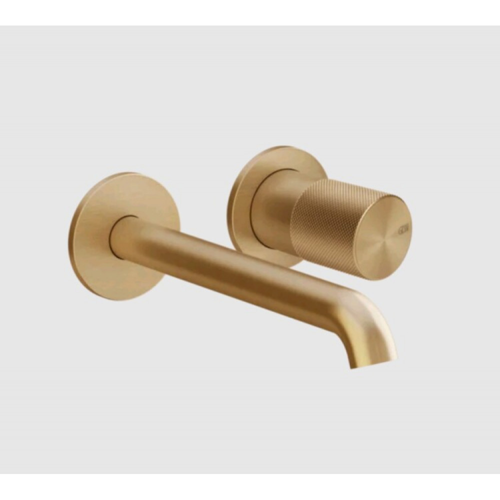 Смеситель для раковины, Gessi, Habito Diamantato, цвет-Warm Bronze Brushed PVD