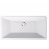 Раковина, Bette, BetteLoft, шгв 740*386*100, отверстия для смесителя-отсутствуют, цвет-белоснежный матовый (Snow)