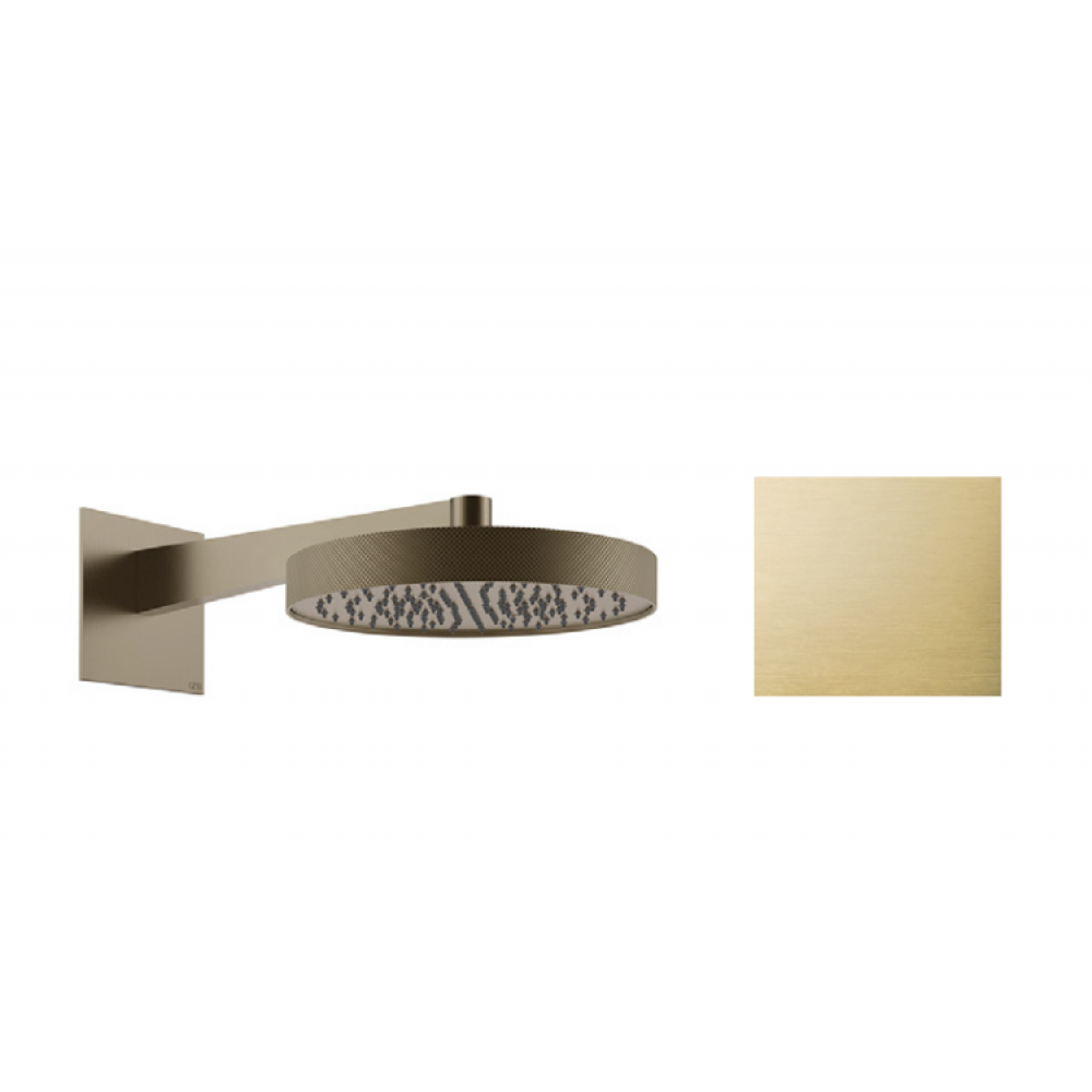 Верхний душ, Gessi, 300*300, цвет-Brushed Brass PVD