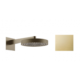 Верхний душ, Gessi, 300*300, цвет-Brushed Brass PVD