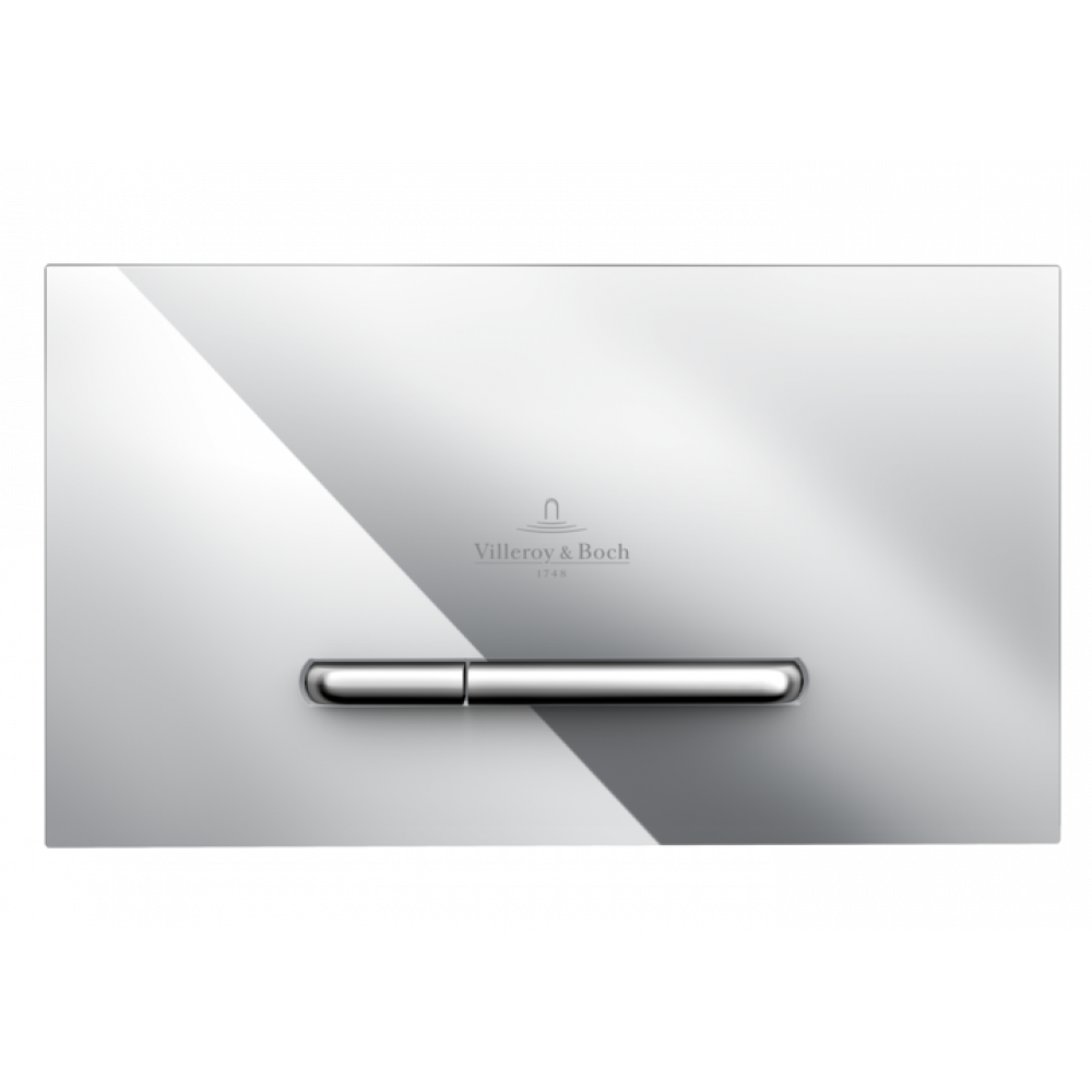 Клавиша смыва, Villeroy&Boch, ViConnect, для унитаза, шгв 253*66*145, цвет-хром