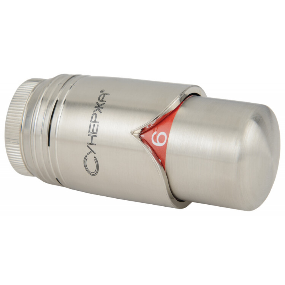 Термостатическая головка, Сунержа, для автоматического терморегулятора, цвет-сатин