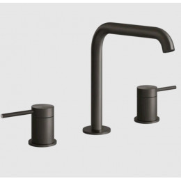 Смеситель для раковины, Gessi, 316 Flessa, цвет-Black Metal Brushed PVD