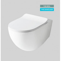 Унитаз, Artceram, File 2.0, подвесной, шгв 370*520*370, Saniglaze, цвет-белый