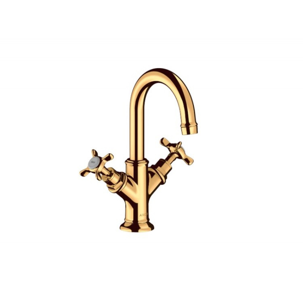 Смеситель для раковины, Hansgrohe, Axor Montreux, цвет-полированное золото