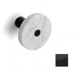 Крючок, Bertocci, Cararino, шгв 110*110*80, цвет-marquina (черный мрамор)/чёрный матовый