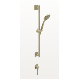 Душевой гарнитур, Gessi, Rilievo, 100, цвет-Brushed Brass PVD