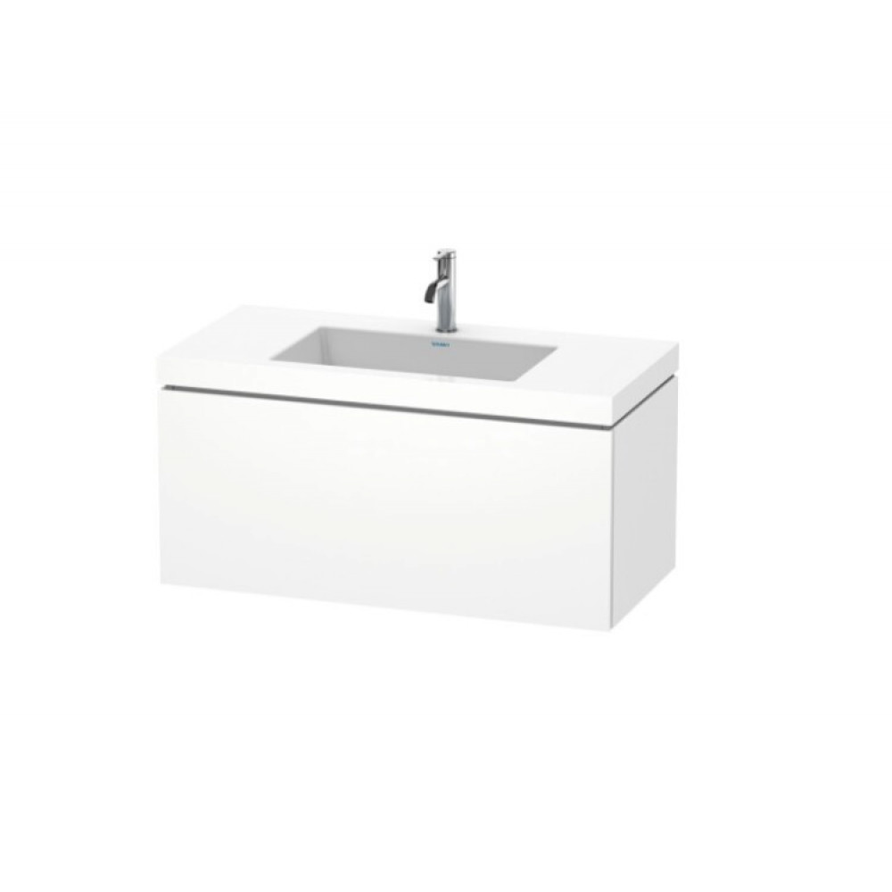 Тумба под раковину, Duravit, L-Cube, шгв 1000*480*500, раковина-в комплекте, цвет-белый матовый