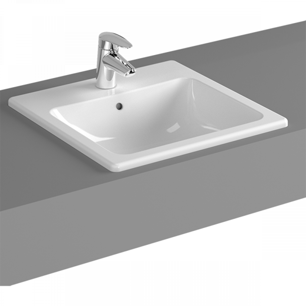 Раковина, Vitra, S20, шгв 450*450*170, отверстия для смесителя-1, цвет-белый
