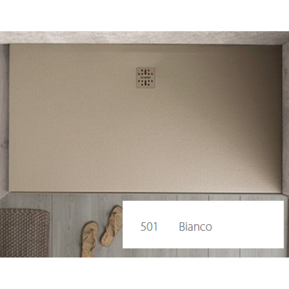 Душевой поддон, Globo, DOCCIAPIETRA, шгв 1800*900*30, с решёткой, сифоном, антислипом, BATAFORM, цвет решётки/поддона-белый