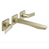 Смеситель для раковины, Gessi, Rilievo, цвет-Brushed Brass PVD