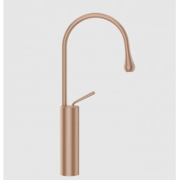 Смеситель для раковины, Gessi, Goссia, цвет-Copper Brushed GHRC
