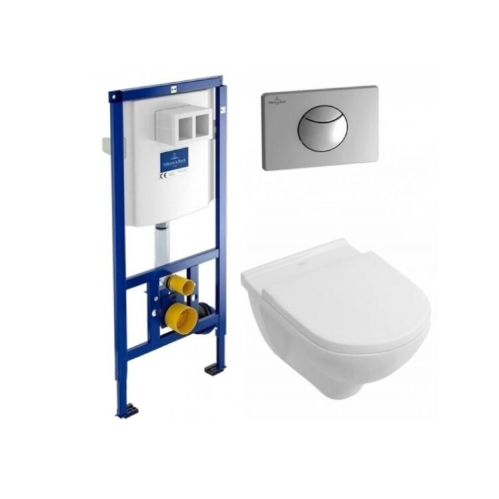 Унитаз, Villeroy&Boch, O'Novo, подвесной, шгв 360*560*350, цвет-альпийский белый