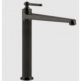 Смеситель для раковины, Gessi, VENTI20, цвет-Black Metal Brushed PVD