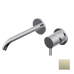 Смеситель для раковины, Ritmonio, Diametro35 S, цвет-Brushed champagne PVD