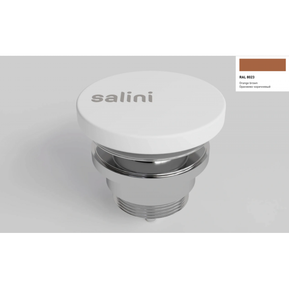 Донный клапан, Salini, для раковин, цвет-RAL8023