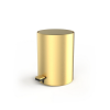 Ведро, Decor Walther, TE, с крышкой и педалью, шгв 235*235*320, цвет-золото матовое PVD