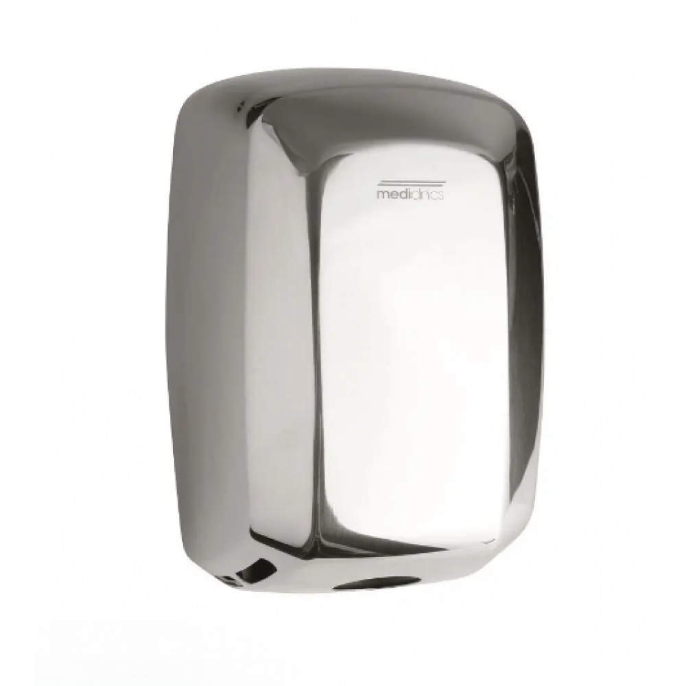 Сушилка для рук, Mediclinics, Machflow Plus M19, шгв 213*170*330, цвет-нержавеющая сталь глянцевая