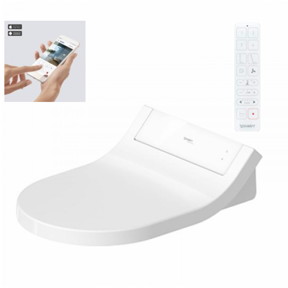 Сиденье для унитаза с функцией биде, Duravit, SensoWash® Classic, шг 365*520, цвет-белый