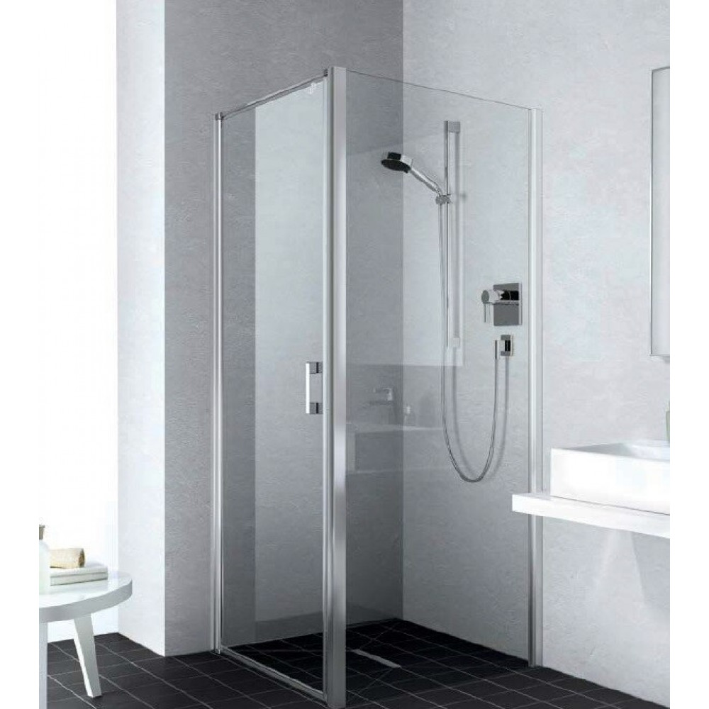 Боковая стенка душевой кабины, Kermi, Liga, ширина, мм-788, высота, мм-2000, фурнитура-серебристый глянцевый, цвет стекла-прозрачный