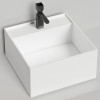 Раковина, Salini, Armonia Square Top, шгв 450*450*250, отверстия для смесителя-1, цвет-белый матовый