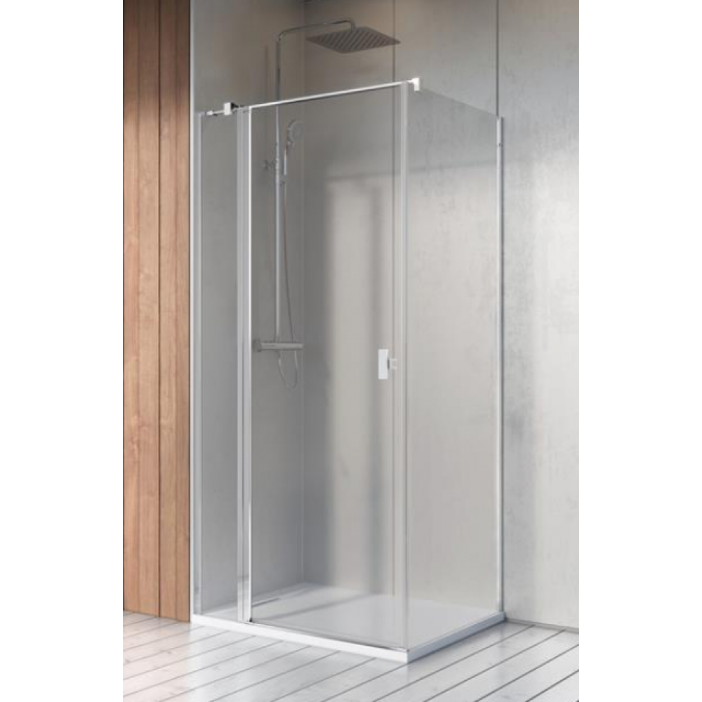 Дверь, Radaway, Nes KDJ II, шв 1000*2000, петли-справа, хром, цвет стекла-прозрачный, Easy Clean