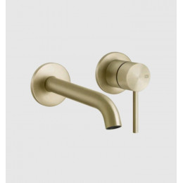 Смеситель для раковины, Gessi, 316 Flessa, цвет-Brushed Brass PVD