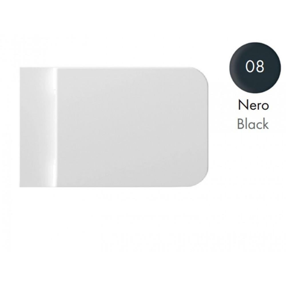 Сиденье для унитаза, Alice, Hide, шг 355*460, цвет-черный матовый