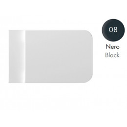 Сиденье для унитаза, Alice, Hide, шг 355*460, цвет-черный матовый