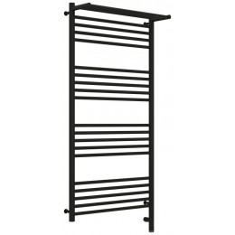 Полотенцесушитель, Сунержа, Богема 3.0, с 1 полкой, шгв 632*214*1324, нижнее справа, МЭМ, цвет-чёрный матовый
