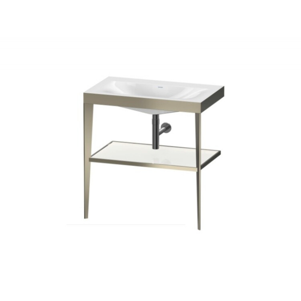 Консоль, Duravit, XViu, шгв 800*480*850, цвет-шампанское матовый/белый