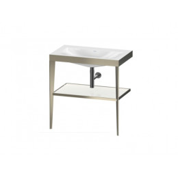 Консоль, Duravit, XViu, шгв 800*480*850, цвет-шампанское матовый/белый