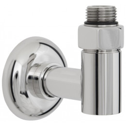 Набор комплектующих, Сунержа, Стилье, G 1/2" НР х G 1/2" НР, угловой, цвет-сталь без покрытия