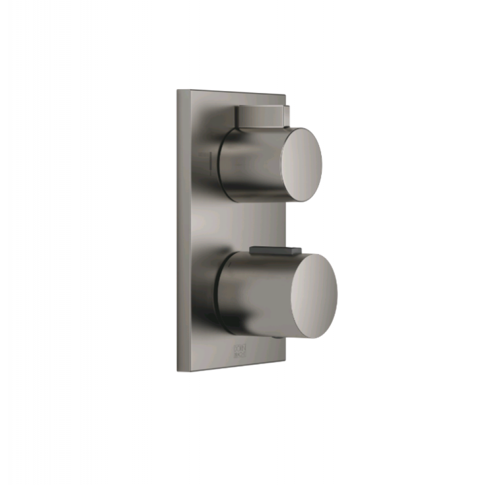 Смеситель для душа, Dornbracht, Series specific, с двухсторонней регулировкой объема подачи , цвет-платина темная сатинированная (Dark Platinum Satin)