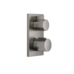 Смеситель для душа, Dornbracht, Series specific, с двухсторонней регулировкой объема подачи , цвет-платина темная сатинированная (Dark Platinum Satin)