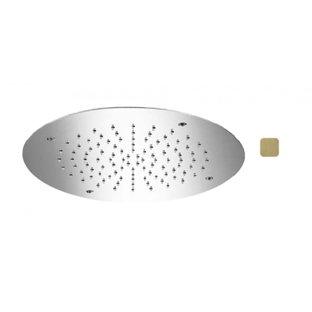 Верхний душ, Almar, Chromotherapy, 380*380, цвет-High Brass Brushed PVD (Товар заказной, возврату не подлежит)