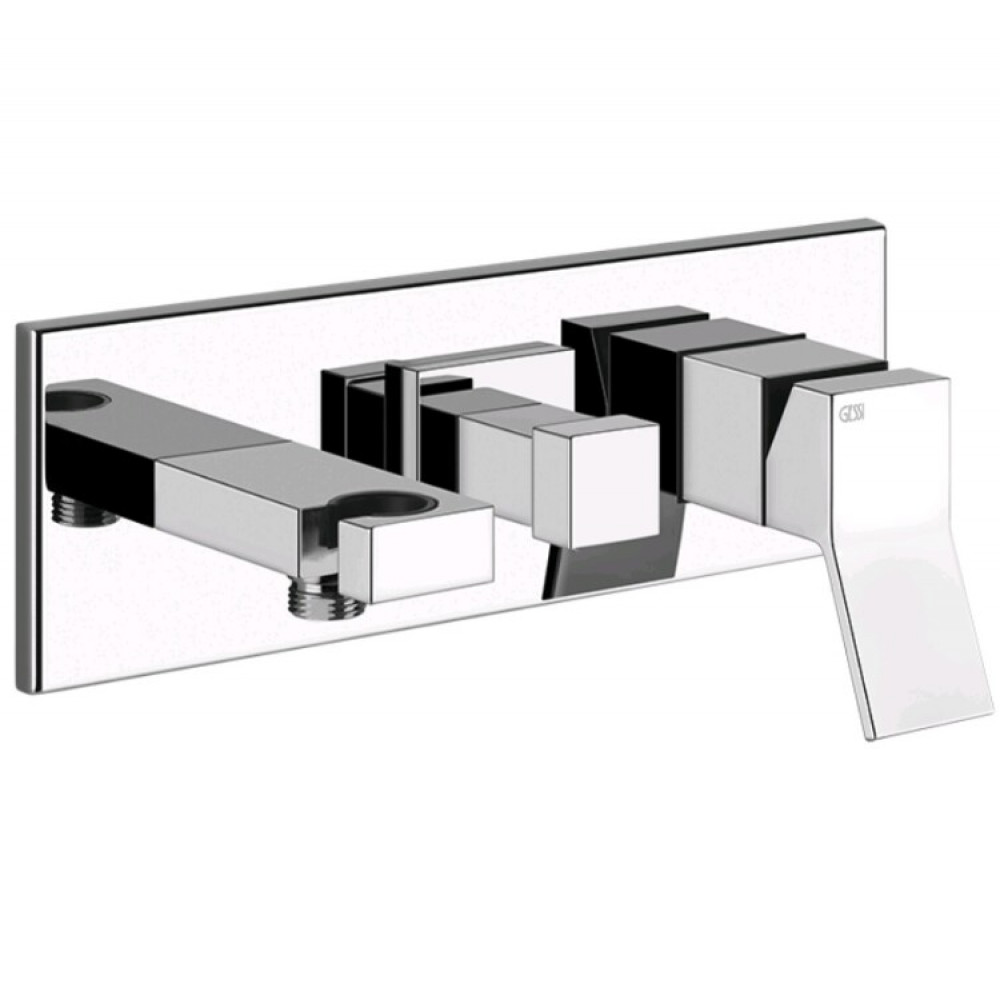 Смеситель для душа, Gessi, Rettangolo K, на 2 потребителя, цвет-хром