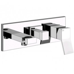 Смеситель для душа, Gessi, Rettangolo K, на 2 потребителя, цвет-хром