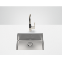 Мойка, Dornbracht, шгв 490*440*196, отверстия для смесителя-отсутствуют, цвет-сталь