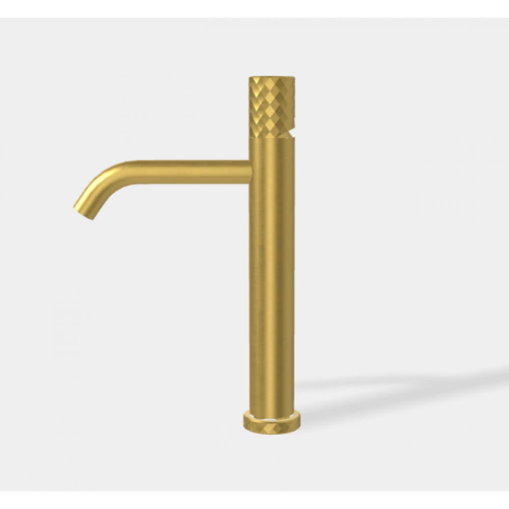 Смеситель для раковины, Fima Carlo Frattini, Spillo Tech, , X COLLECTION, цвет-брашированное золото